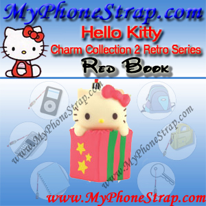 HELLO KITTY RED BOOK BY TOMY ... US FIGURE CHARM COLLECTION 2 RETRO SERIES DETAIL