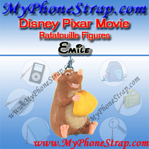 PIXAR RATATOUILLE MOIVE FIGURE EMILE BY TOMY ... US FIGURE CHARM COLLECTION DETAIL