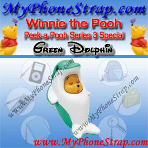 WINNIE THE POOH GREEN DOLPHIN PEEK-A-POOH BY TOMY ... US SERIES 3 SPECIAL EDITION IN 2006 DETAIL