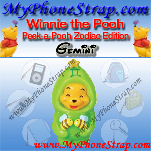 WINNIE THE POOH GEMINI PEEK-A-POOH BY TOMY ... US SERIES 11 ZODIAC EDITION DETAIL